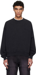 1017 ALYX 9SM Black Boxy Crewneck Sweatshirt