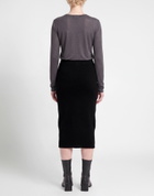 Jijil Womens Midi skirt in Black