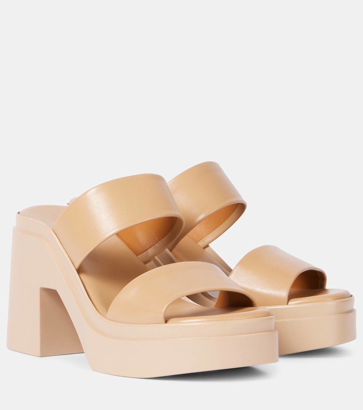 Clergerie Next leather platform sandals