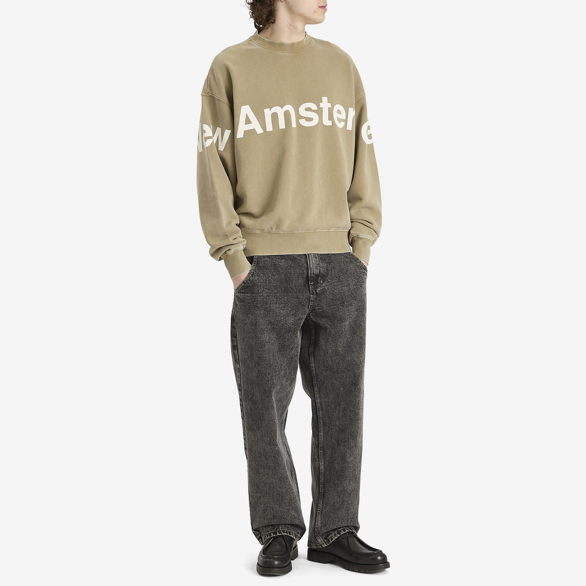 New Amsterdam Surf Association Men's Line Sweatshirt in Seneca Rock