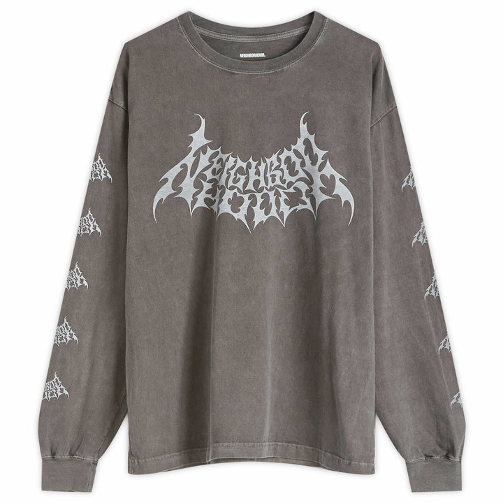 Photo: Neighborhood Men's LS-4 T-Shirt in Black