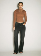 Y/Project Pinched Shoulder Rib Sweater