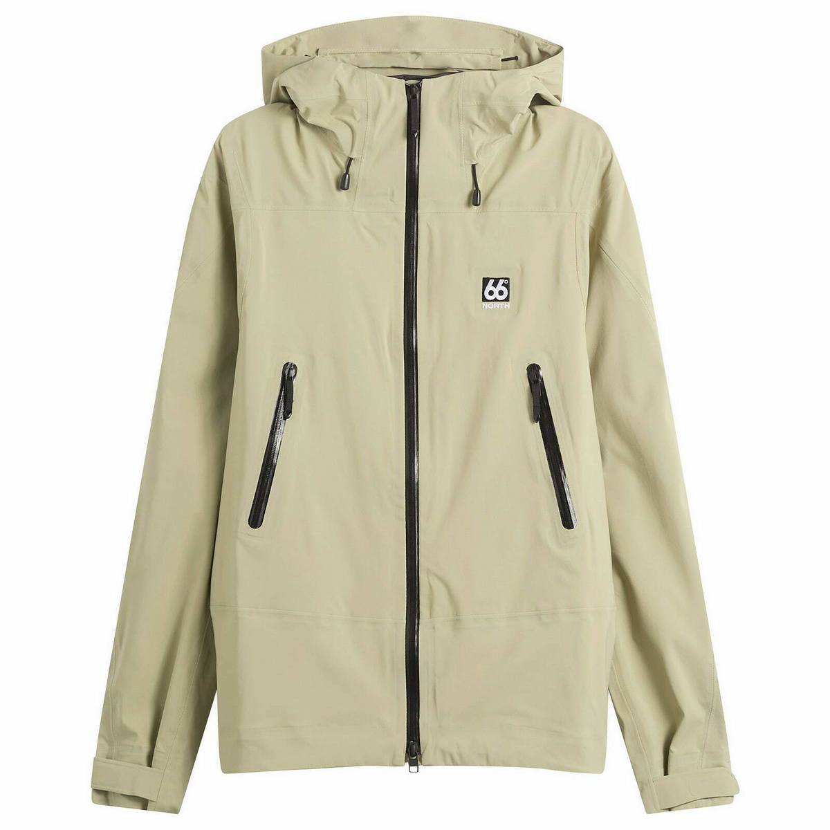 66° North Men's Snaefell Shell Jacket in Oat Grains