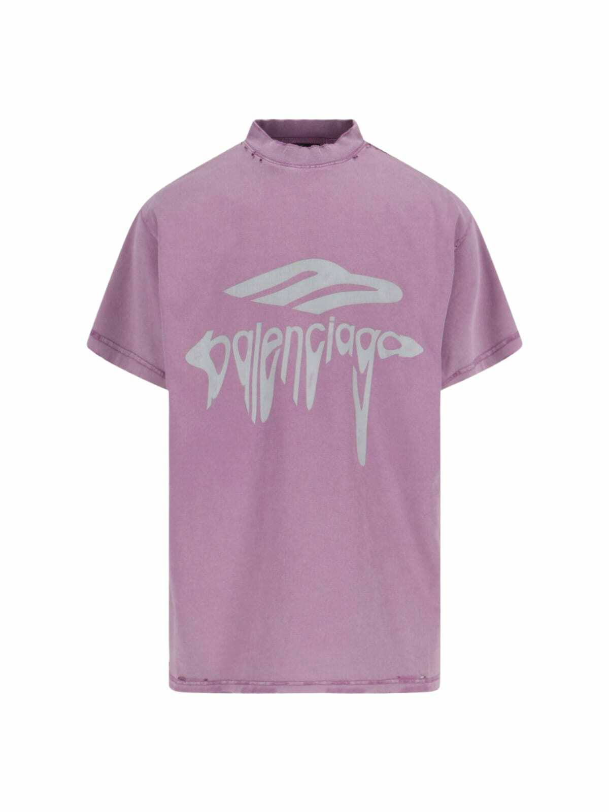 Balenciaga Europe 2018 Oversized Printed Cotton-jersey T