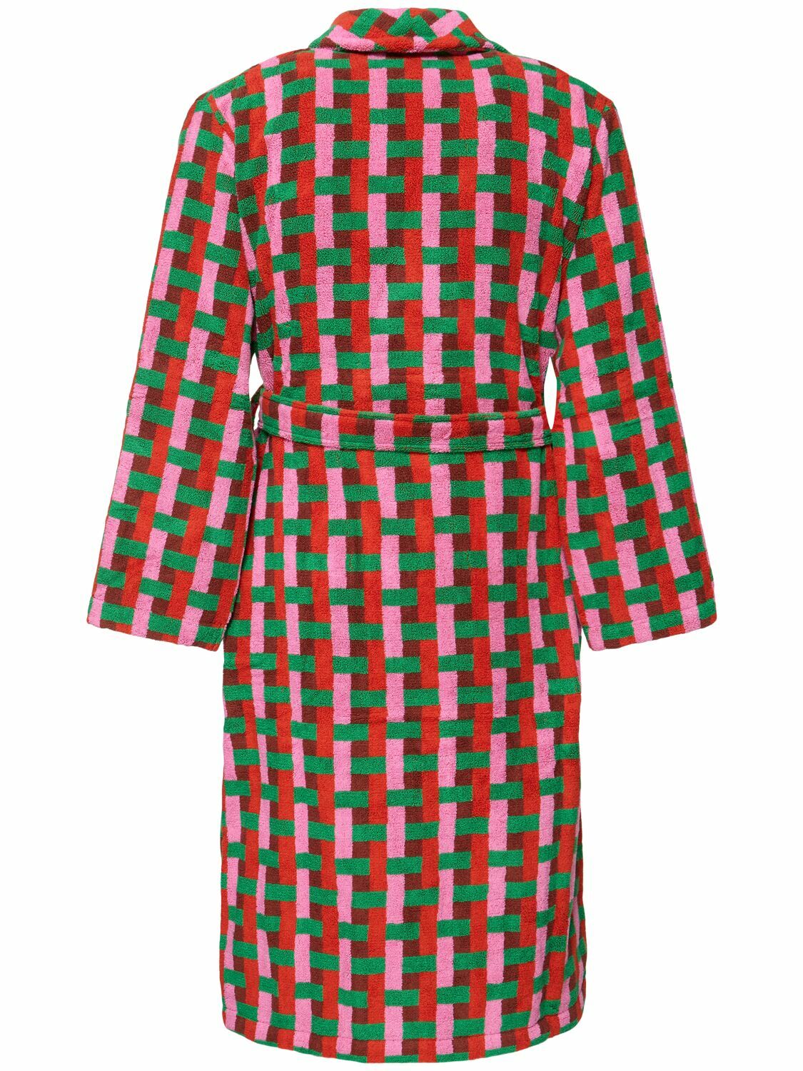 DUSEN DUSEN Red Weave Bathrobe