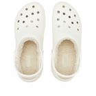 Crocs Women's Classic Platform Lined Clog in White