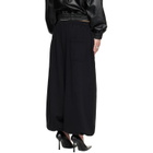 LU'U DAN Black Baggy Bontan Sweatpants