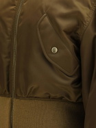 Saint Laurent Glossy Nylon Bomber Jacket