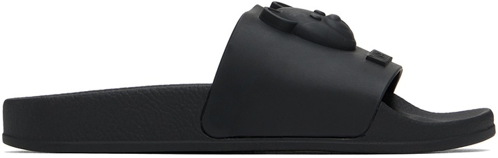 Photo: Moschino Black Teddy Bear Pool Slides