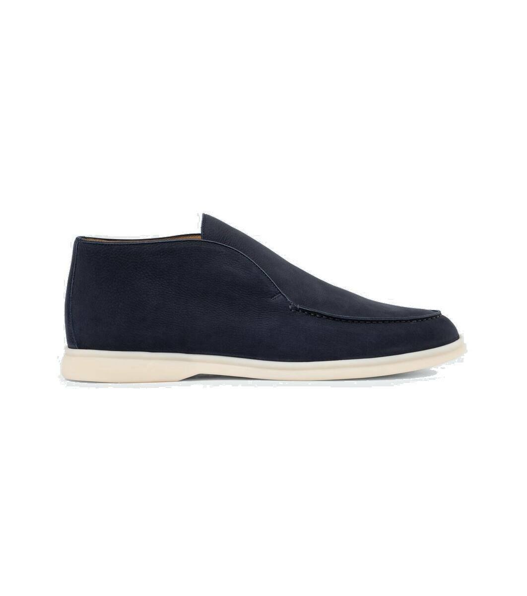 Photo: Loro Piana Open Walk suede ankle boots