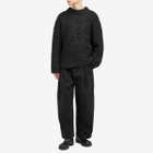 Jil Sander+ Men's Jil Sander Plus Mohair Knit Sweatshirt in Black
