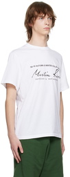 Martine Rose White Printed T-Shirt