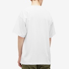 WTAPS Men's 21 Classic Logo T-Shirt in White