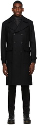 Belstaff Black Wool New Milford Coat