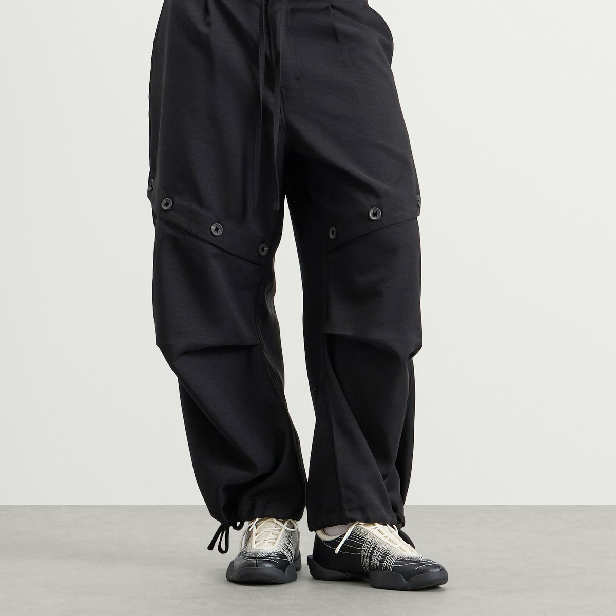 Y-3 Women's Regu Embroidery Trainer in Black