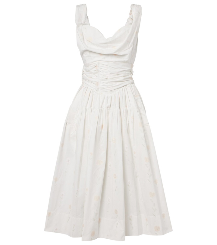 Photo: Vivienne Westwood Sunday floral cotton-blend corset dress
