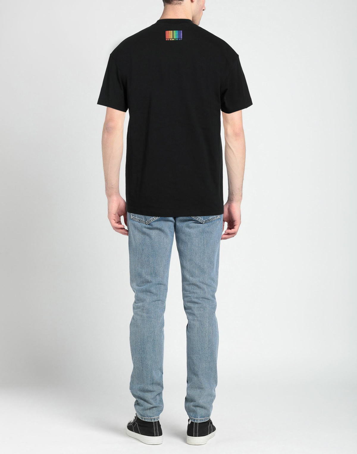 Vetements Mens T-shirt in Black
