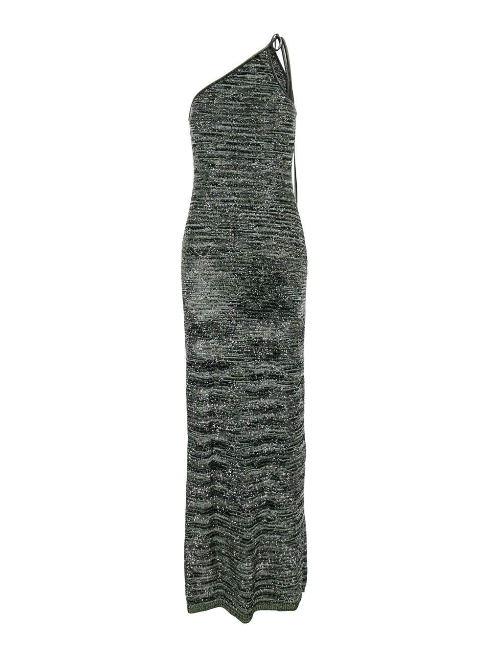 MISSONI - Chevron Print Tulle Long Tube Dress Missoni