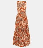 La DoubleJ Printed cotton poplin maxi dress