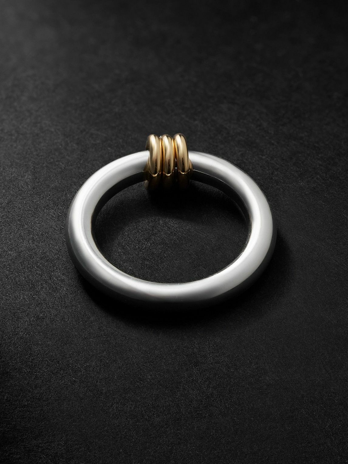 Spinelli Kilcollin - Sirius Max SG Sterling Silver and 18-Karat Gold Ring - Silver