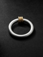 Spinelli Kilcollin - Sirius Max SG Sterling Silver and 18-Karat Gold Ring - Silver