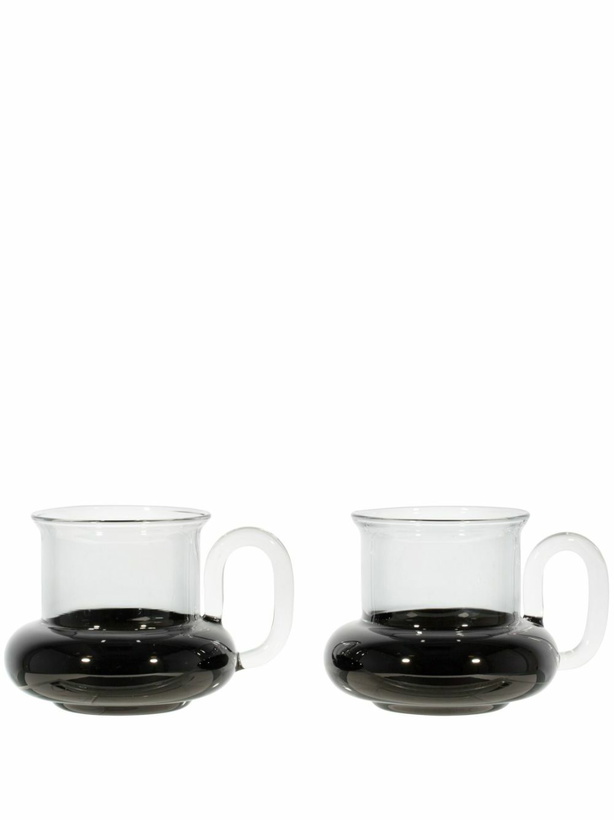 Photo: Tom Dixon Black Bump Glass Teacup Set
