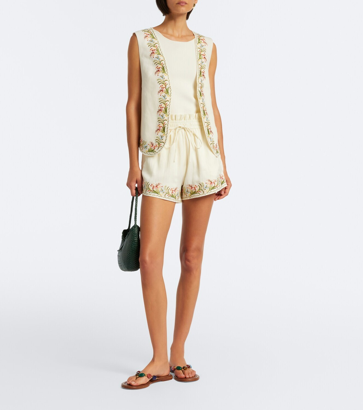 Xu Zhi Embroidered shorts
