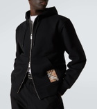 Burberry EKD zip-up cotton jersey hoodie