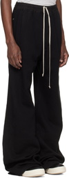 Rick Owens DRKSHDW Black Temple Wide Pusher Sweatpants
