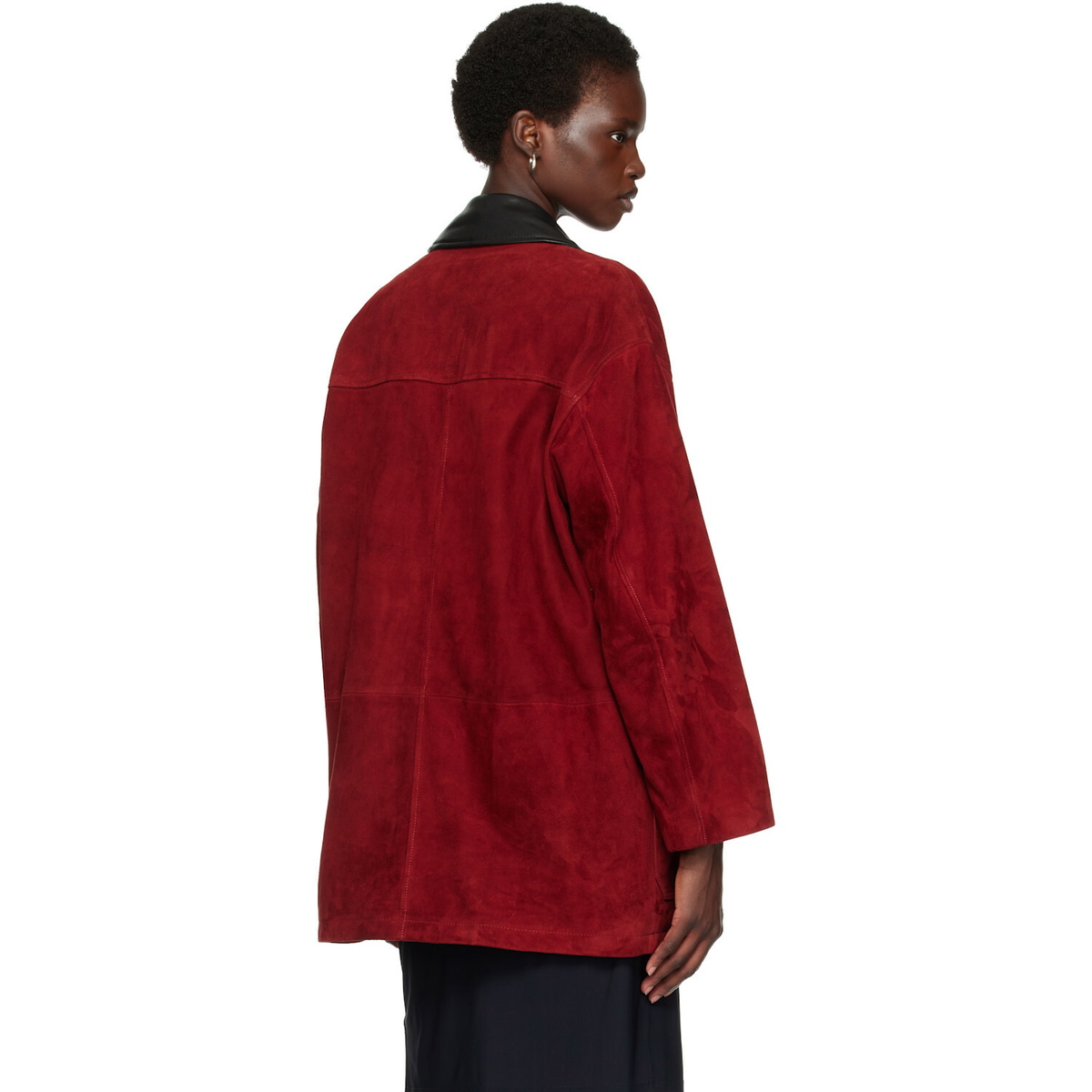 Nour Hammour Red Barn Suede Jacket