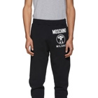 Moschino Black Logo Lounge Pants