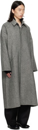 SAGE NATION Black & White Takeshi Coat