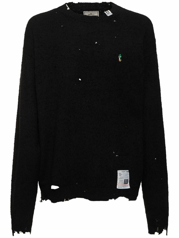 Miharayasuhiro Multicolor Broken Knit Sweater Miharayasuhiro