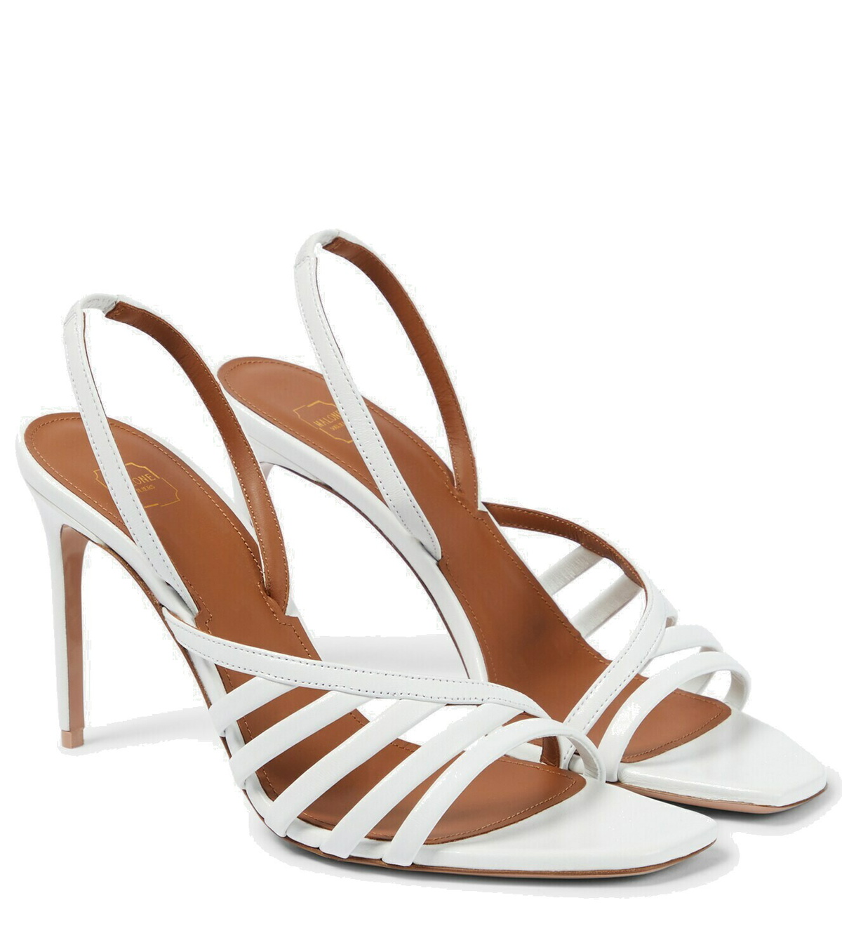 Malone Souliers Ama 90 leather slingback sandals Malone Souliers