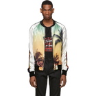 Balmain Multicolor Palm Tree Bomber Jacket