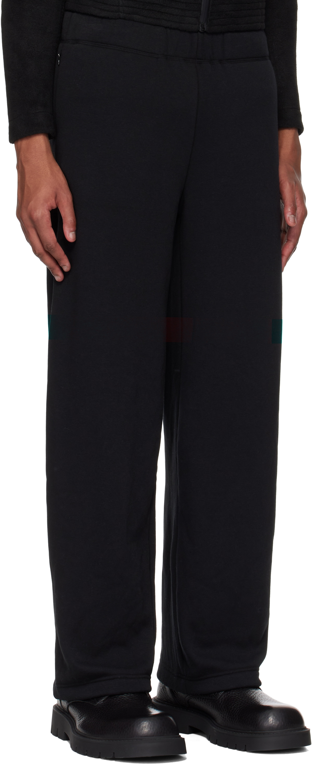 Fax Copy Express Black Ultra Soft Casual Sweatpants