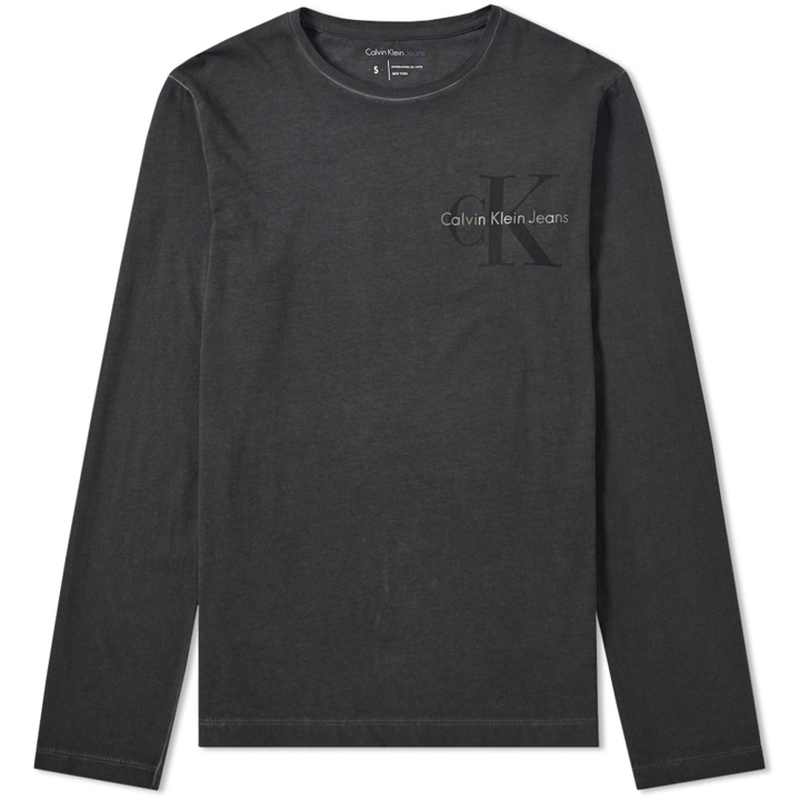 Photo: Calvin Klein Jeans Long Sleeve Tribute Washed Icon Tee