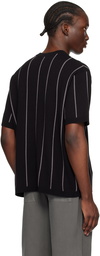 Dime Black Striped T-Shirt