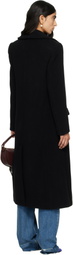 Chloé Black Long Double-Breasted Coat
