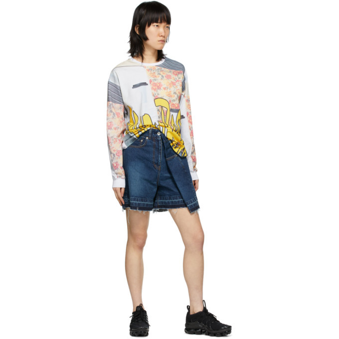 Perks and Mini Multicolor Oversized Go To Real Life Long Sleeve T-Shirt