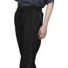 A. A. Spectrum Black Ripstop Track Pants