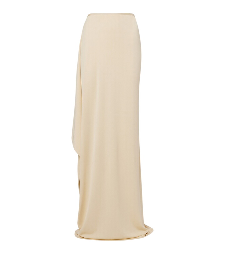 Photo: The Row Dione draped maxi skirt