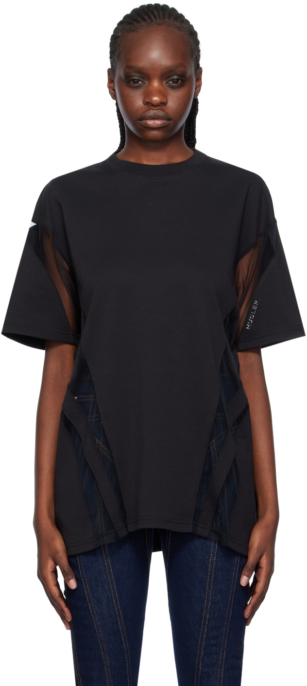 Tシャツ・カットソー MUGLER Women Tunic Tops 24P1BO0231842B99N1 Black 27642763_57425876_1000.jpg