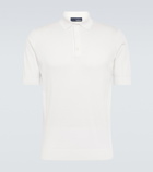 Lardini - Superpiuma cotton polo shirt