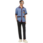 Gucci Blue Chambray Bowling Shirt