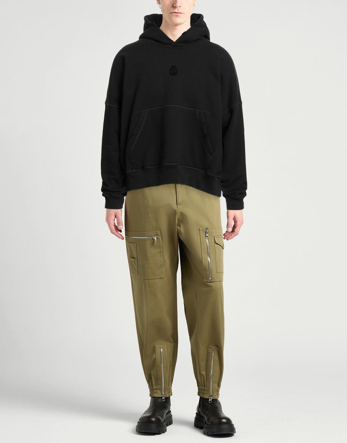 Mcqueen Mens Sweatshirt in Black