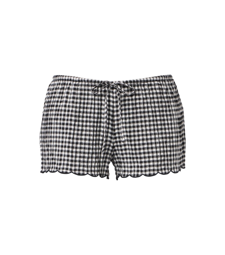 Photo: Montce Gingham scalloped shorts