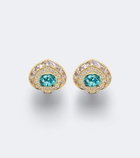 Marina B Claudia 18kt gold earrings with gemstones