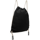 Rick Owens Black Tower Drawstring Backpack