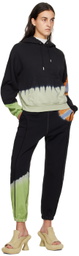 Eckhaus Latta Black Tie-Dye Sweatpants